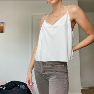 Vintage silk tank top